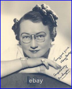 Ora Snyder Inscribed Photograph Signed