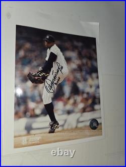 Orlando El Duque Hernandez Signed Yankees 8x10 Photo MLB Hologram Inscribed