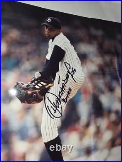 Orlando El Duque Hernandez Signed Yankees 8x10 Photo MLB Hologram Inscribed