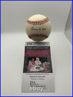 Ozzie Smith Signed Baseball Full Name Inscribed Autograph JSA Certified Auto