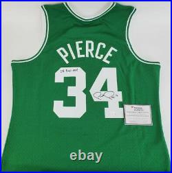 PAUL PIERCE Signed MITCHELL & NESS Celtics Jersey Autographed Inscribed FANATICS
