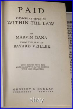 Paid Movie Cast Inscribed Book Signed With Co-signers