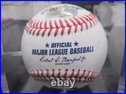Patrick Bailey autographed signed inscribed Rawlings OML baseball Guardians MLB