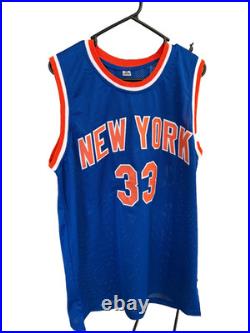 Patrick Ewing Signed Custom NY Knicks Jersey Autograph HOF 08 Inscribed COA XL