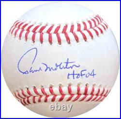 Paul Molitor Autographed & HOF Inscribed Rawlings OMLB Baseball Twins Brewers