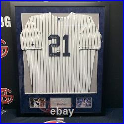 Paul O'Neill 35x43 Framed Signed New York Yankees Inscribed Jersey Autograph JSA