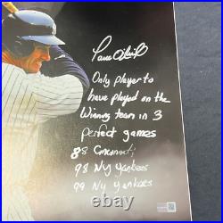 Paul O'Neill Signed New York Yankees 16x20 Autograph Inscribed Photo Steiner CX