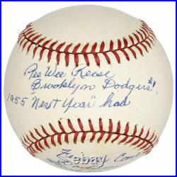 Pee Wee Reese Signed and Inscribed baseball PSA/DNA Certified