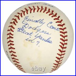 Pee Wee Reese Signed and Inscribed baseball PSA/DNA Certified