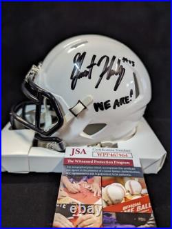 Penn State Autographed Signed Inscribed Grant Haley Speed Mini Helmet Jsa Coa