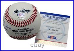 Pete Rose Autographed/Inscribed OML Baseball Cincinnati Reds PSA/DNA 177779
