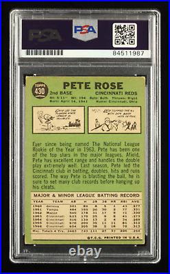 Pete Rose Signed 1967 Topps #430 Inscribed 1963 ROY, 1975 W. S. MVP, W. S. MV