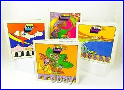Peter Max 1970 set of 4 Illustrated and Autographed Book Set-Rare -PRICE REDUCED