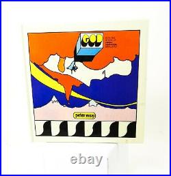 Peter Max 1970 set of 4 Illustrated and Autographed Book Set-Rare -PRICE REDUCED