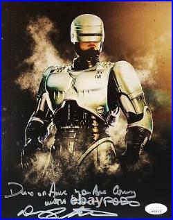 Peter Weller Robocop Autographed Signed Inscribed 8x10 withJSA Witnessed COA