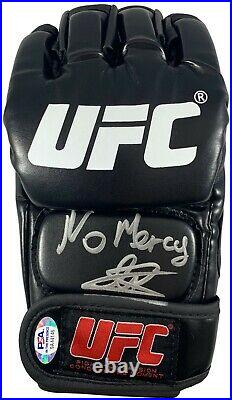 Petr Yan autographed signed inscribed glove UFC No Mercy PSA Witness Champion