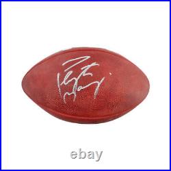 Peyton Manning Autographed Inscribed Official Football (Manning/Mounted Holo)