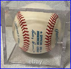 Phil Rizzuto Signed Autographed Baseball Inscribed Yankees Hof Rawlings Official