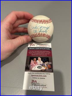 Phil Rizzuto Signed Baseball The Scooter Inscribed Auto JSA Certified Autograph