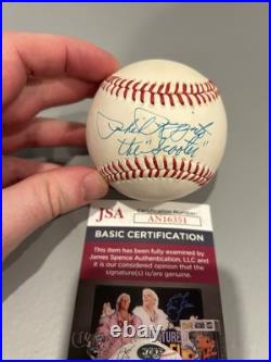 Phil Rizzuto Signed Baseball The Scooter Inscribed Auto JSA Certified Autograph