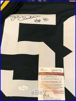 Pittsburgh Steelers Jack Lambert Autographed Signed Inscribed Jersey Jsa Coa
