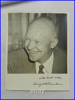 President Dwight D. Eisenhower INSCRIBED/SIGNED 8x10 Photograph, Facsimile