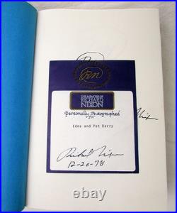 President Richard Nixon Signed Autographed Memoirs Hardcover 1978 First Edition