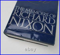 President Richard Nixon Signed Autographed Memoirs Hardcover 1978 First Edition