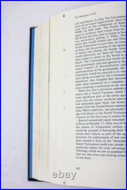 President Richard Nixon Signed Autographed Memoirs Hardcover 1978 First Edition