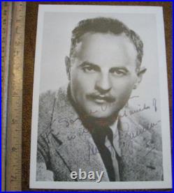 Producer Darryl F. Zanuck (all About Eve) Autograph Photograph Signed Inscribed
