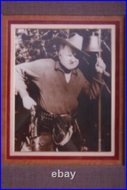 RARE 1911 SIGNED W. C. Fields Autographed Original Caricature & Photo Display COA