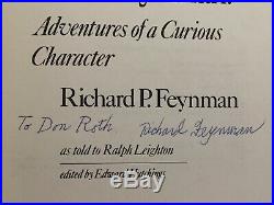 RICHARD FEYNMAN Autographed Inscribed Signed Book Nobel Prize Manhattan Project