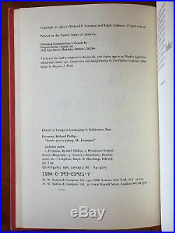 RICHARD FEYNMAN Autographed Inscribed Signed Book Nobel Prize Manhattan Project