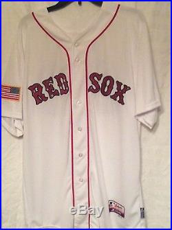 ROBBIE ROSS Jr. GAME USED AUTOGRAPHED BOSTON RED SOX JULY 4 JERSEY INSCRIBED