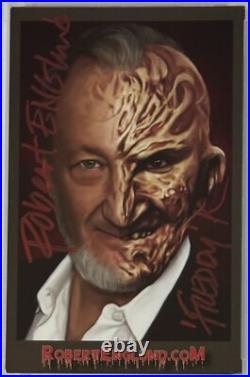 ROBERT ENGLUND Autograph Signed FREDDY KRUEGER K Inscribed PSA DNA Nightmare Elm