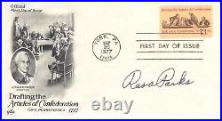 ROSA PARKS Autographed Signed Inscribed Civil Rights FIRST DAY COVER