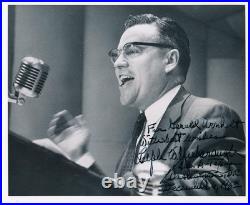 Ralph W YARBOROUGH / Typed Letter Signed / Inscribed Photograph Signed