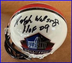 Ralph Wilson Signed Inscribed NFL HOF Mini Helmet Autograph Auto JSA COA