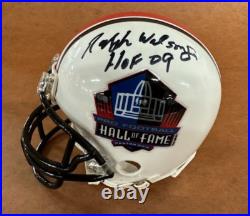 Ralph Wilson Signed Inscribed NFL HOF Mini Helmet Autograph Auto JSA COA