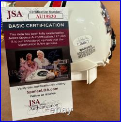 Ralph Wilson Signed Inscribed NFL HOF Mini Helmet Autograph Auto JSA COA