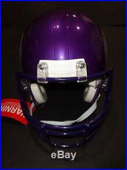 Randy Moss Minnesota Vikings Autographed Inscribed Full Size Pro Helmet Beckett