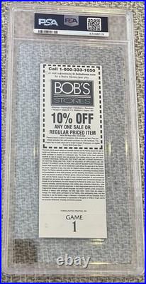 Randy Moss Signed & Inscribed NFL Debut Ticket Autograph PSA/DNA Gem 10 Pop 2