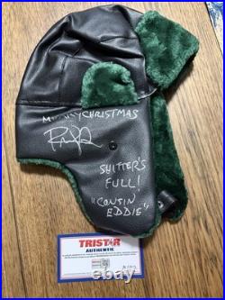 Randy Quaid Christmas Vacation Autographed Signed Hat 3x Inscribed Shi%$ Full