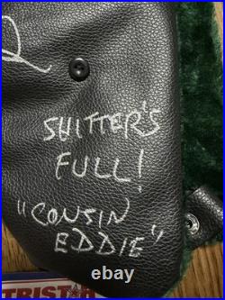 Randy Quaid Christmas Vacation Autographed Signed Hat 3x Inscribed Shi%$ Full