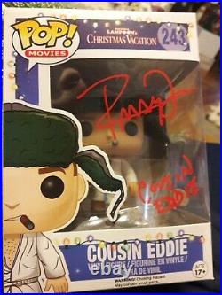Randy Quaid Signed LAMPOON'S CHRISTMAS VACATION POP Inscribed COUSIN EDDIE JSA