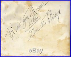 Rare Marilyn Monroe Signed Autograph Signature Inscribed 8 X 10 Photo