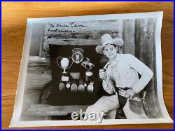 Rare YAKIMA CANUTT INSCRIBED PHOTOGRAPH autographed SIGNED cowboy stuntman