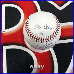Ray Knight Signed New York Mets Inscribed OMLB Autographed Steiner CX