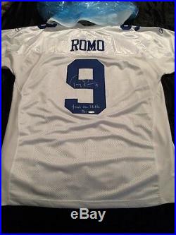 Reebok Auth #9 Tony Romo Signed Autograph Inscribed 23/109 Dallas Cowboys Jersey