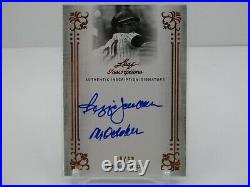 Reggie Jackson 2013 Leaf Inscriptions Inscribed Autograph Auto #18/68- Yankees